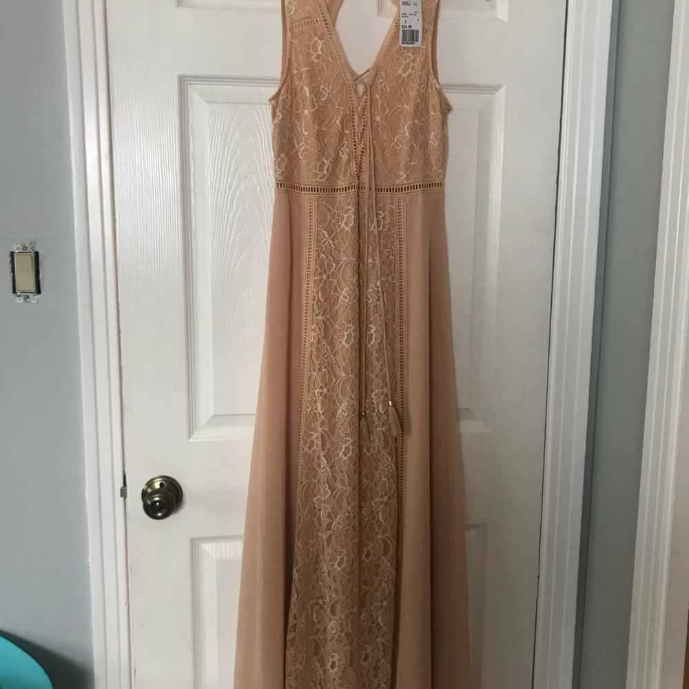 Forever 21 Cream Dress